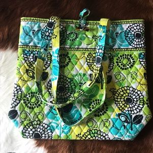 Lime’s Up Vera Bradley tote and checkbook cover